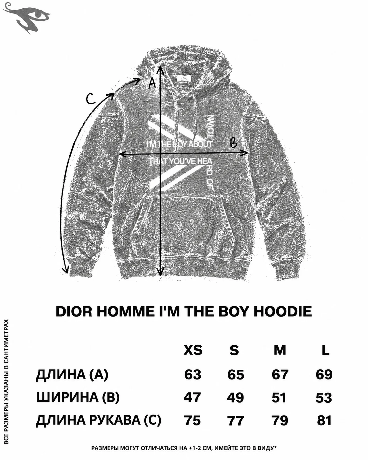 Dior Homme I'm The Boy Hoodie