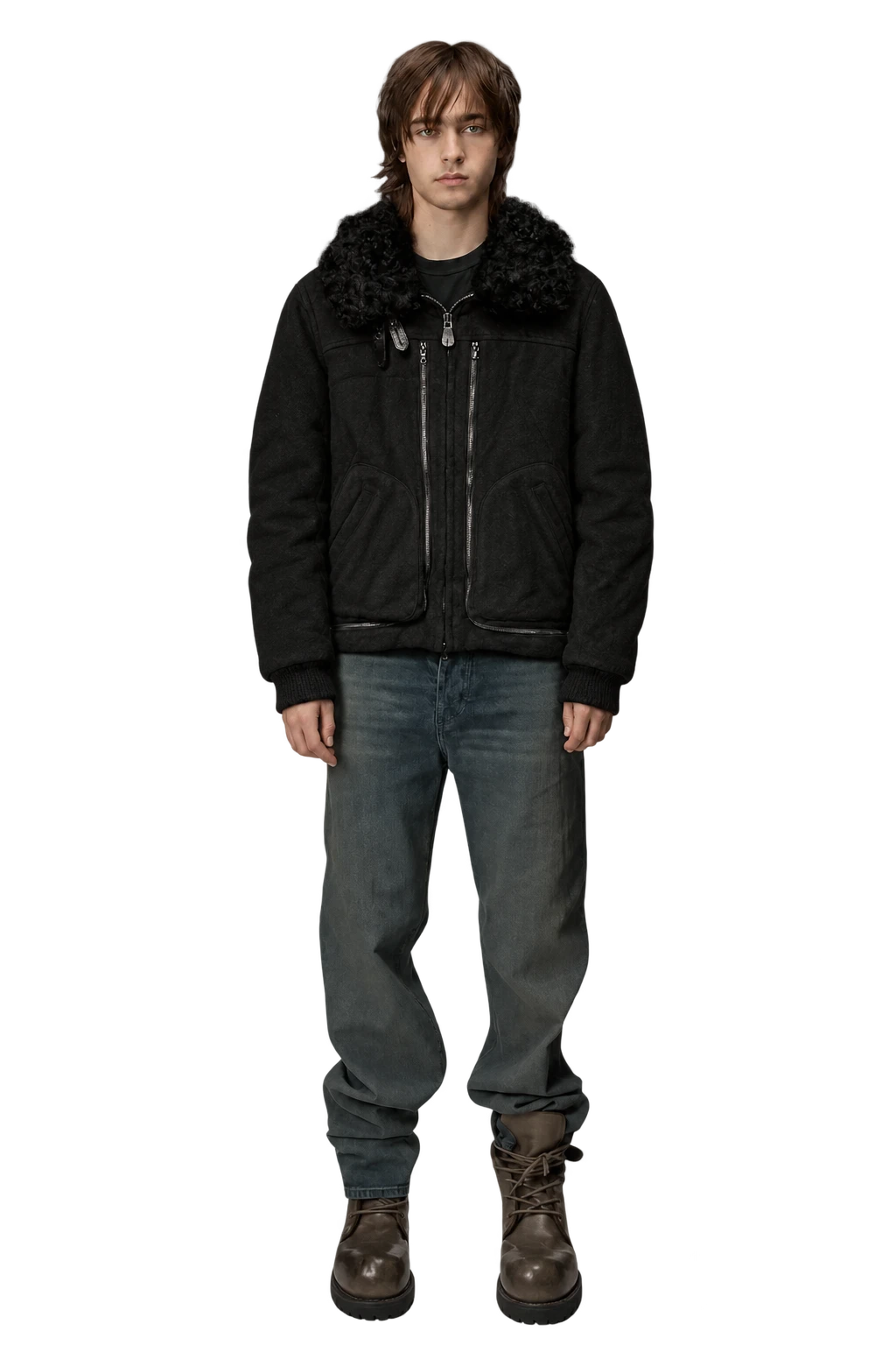 Undercover AW06 Guru Guru Wool Fur Jacket