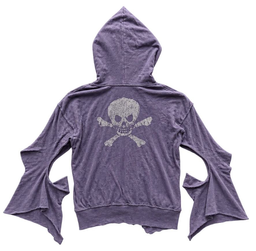 Vivienne Westwood Archive "Batwing" Skull Wizard Hoodie