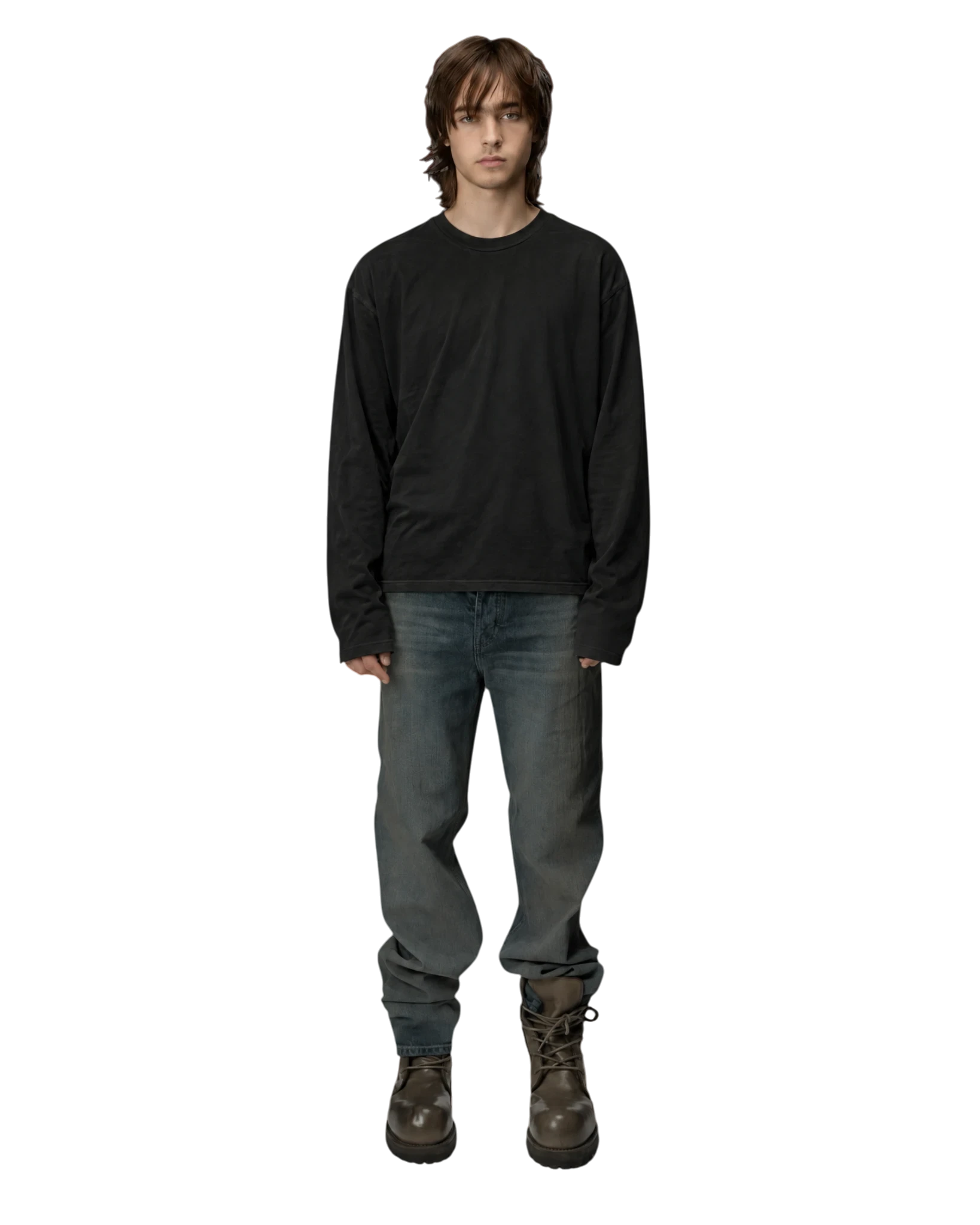 L.G.B. Clown Skull Patch Longsleeve