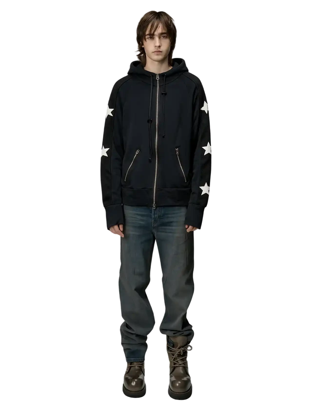 L.G.B. Star Zip Boxer Hoodie
