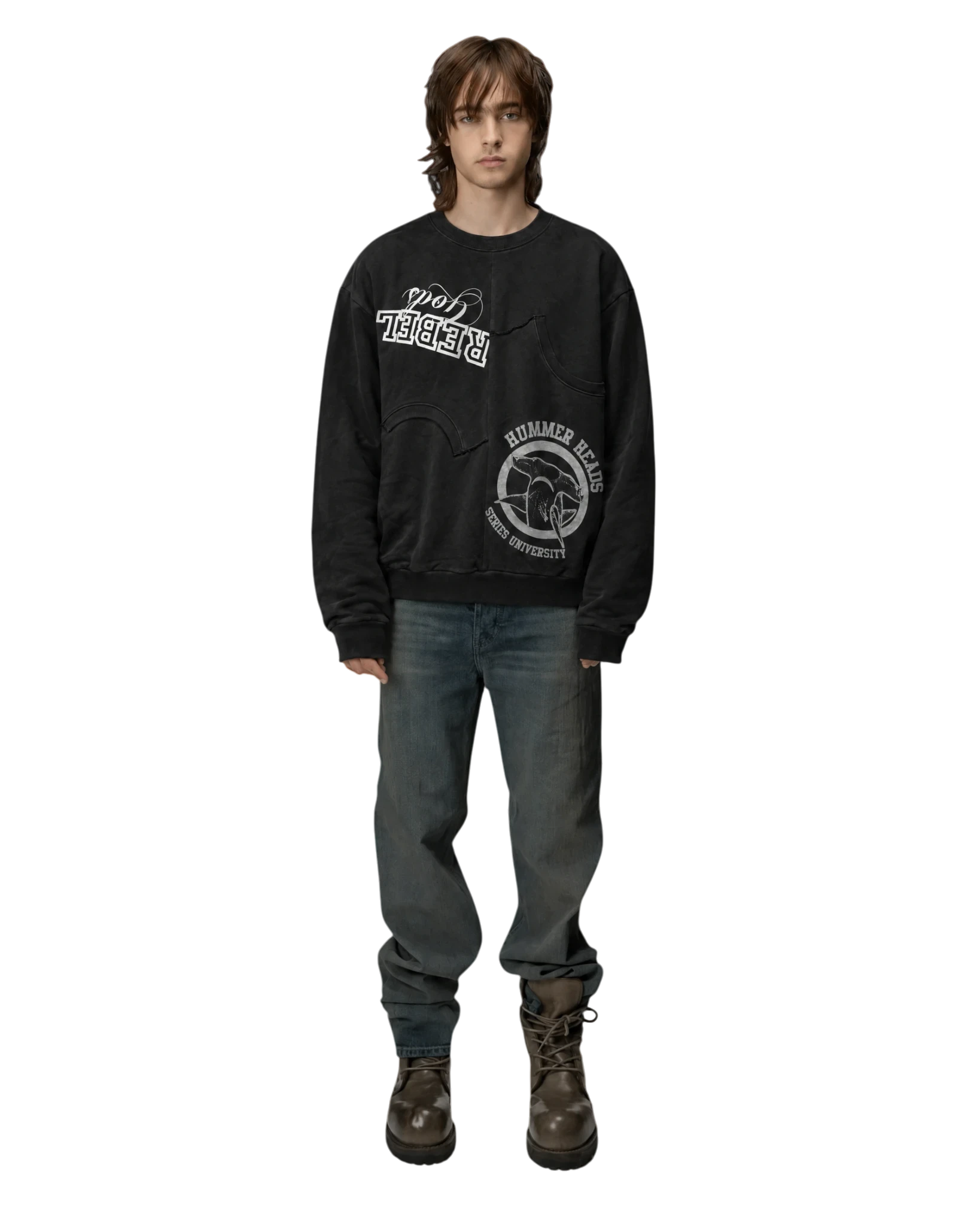 Undercover Undercoverism Patchwork Sweatshirt
