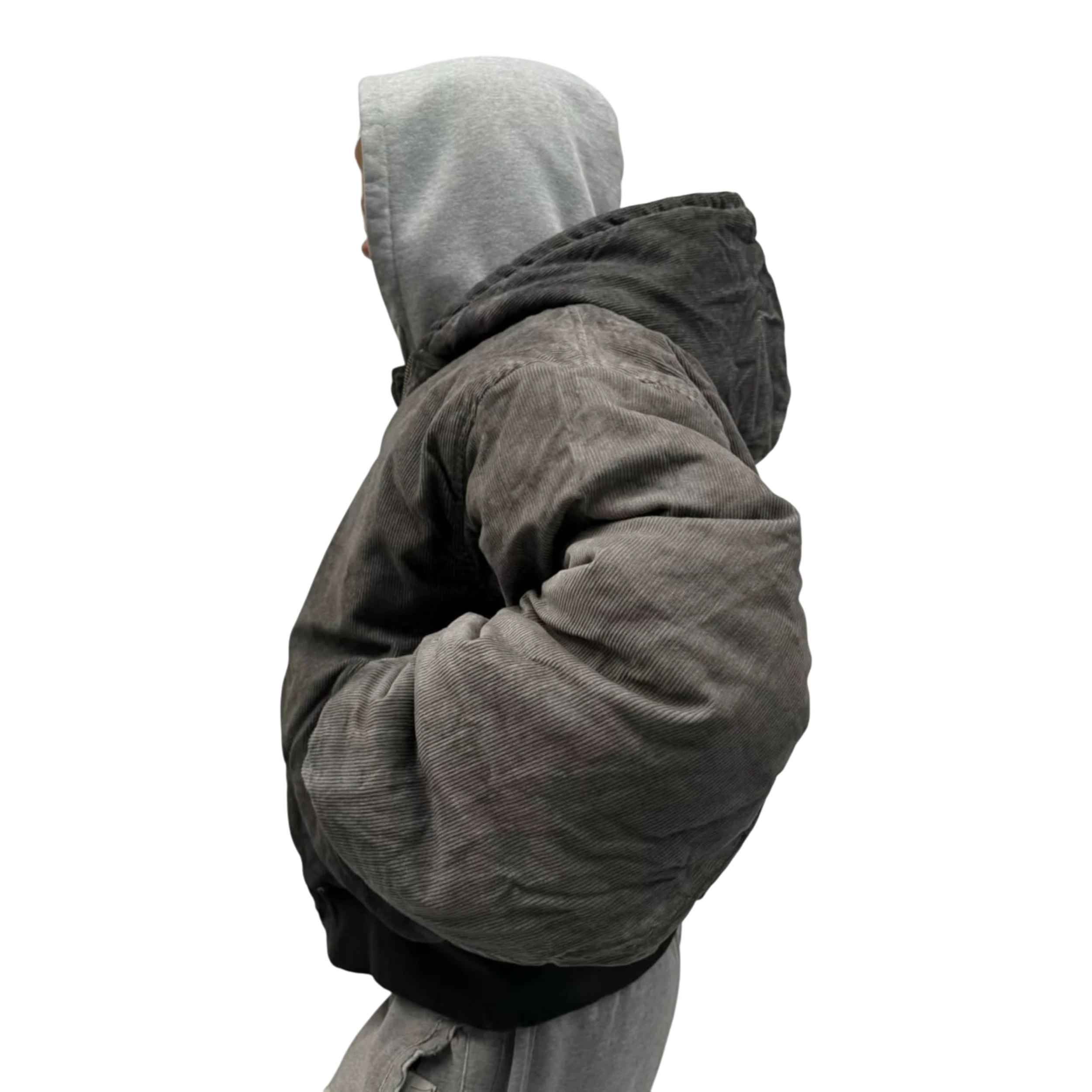 No/Faith Studios Khaki Onyx Bomber Jacket