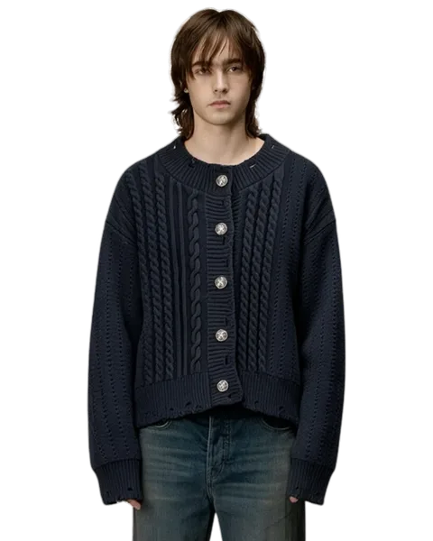 Enfants Riches Deprimes Iron Cross Cardigan