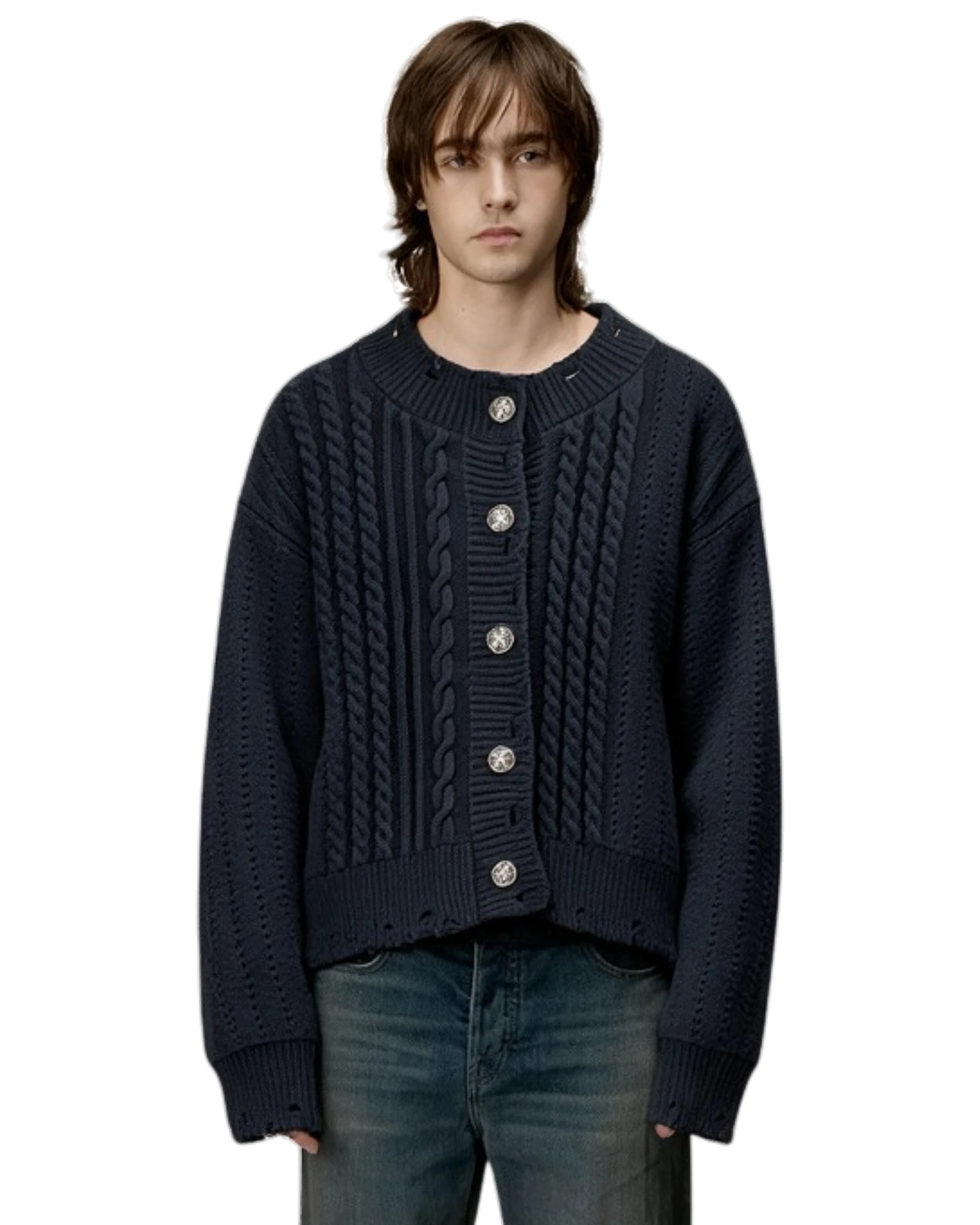Enfants Riches Deprimes Iron Cross Cardigan