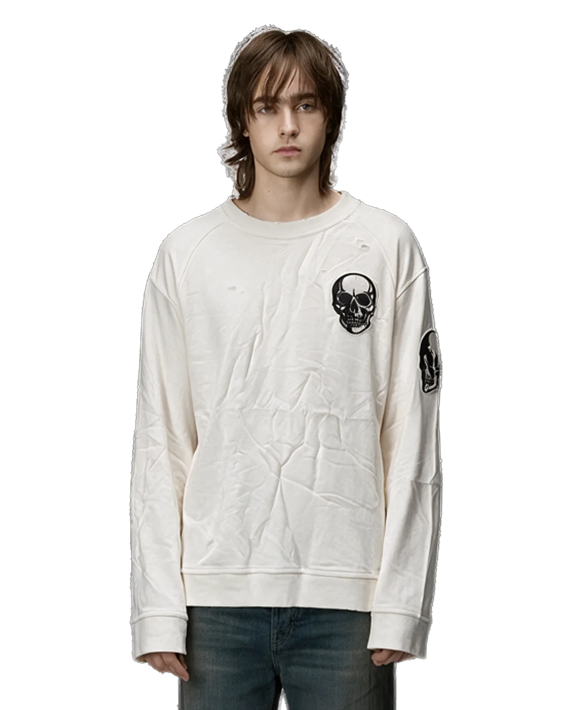 Number Nine Skull Long Sleeve