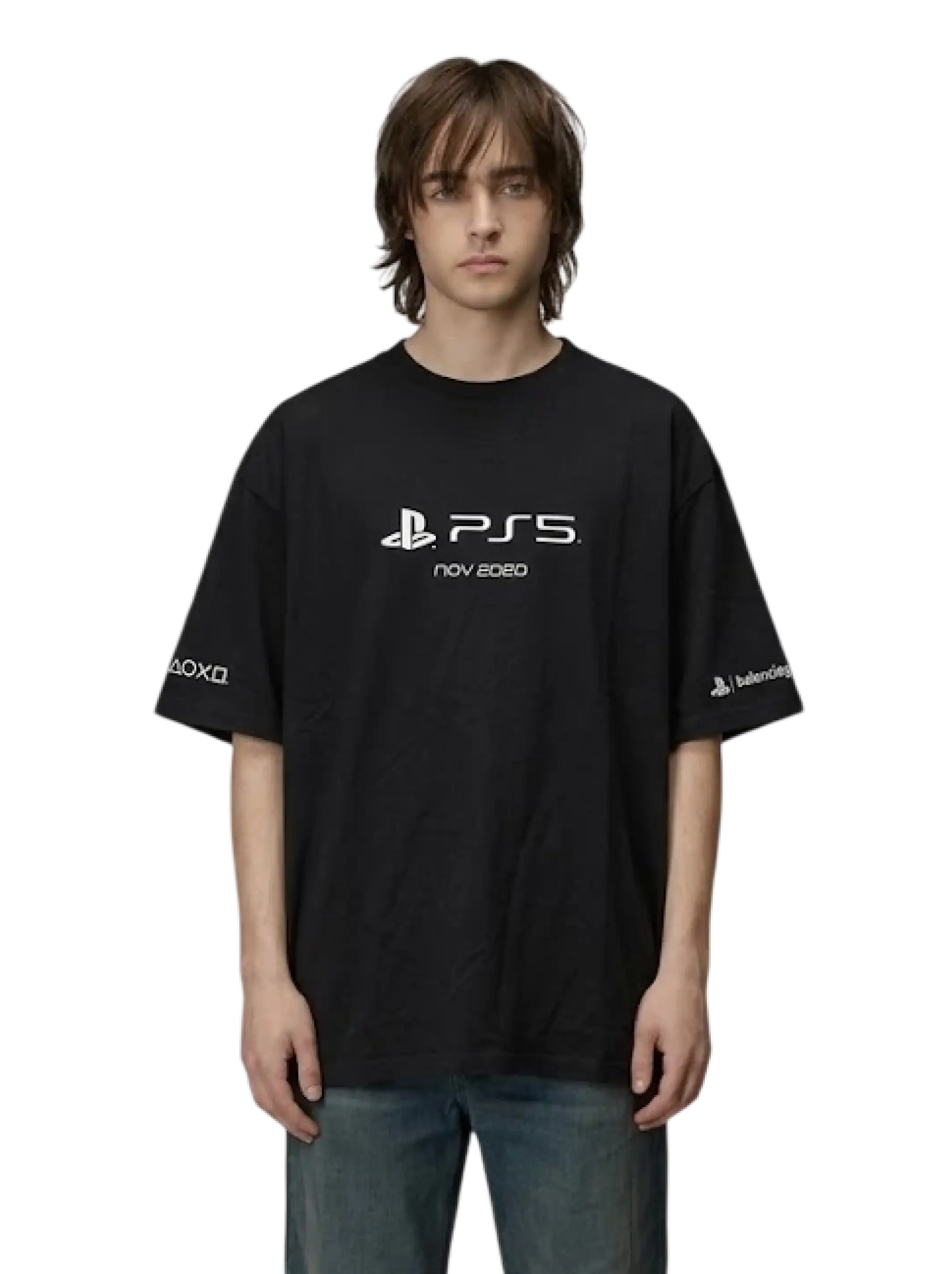 Balenciaga x Sony PlayStation PS5 Boxy T-Shirt
