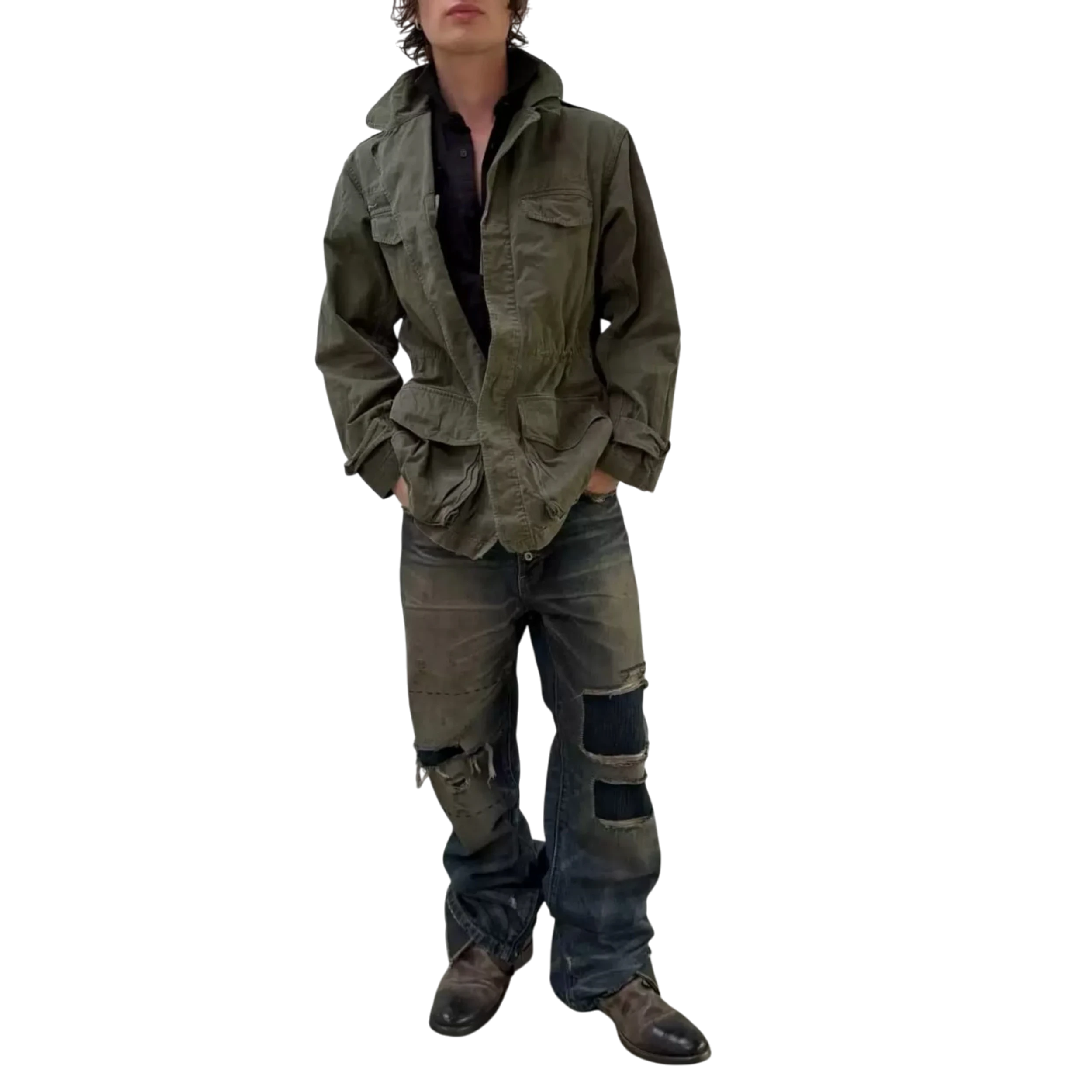 No Faith Studios Bootcut Jeans