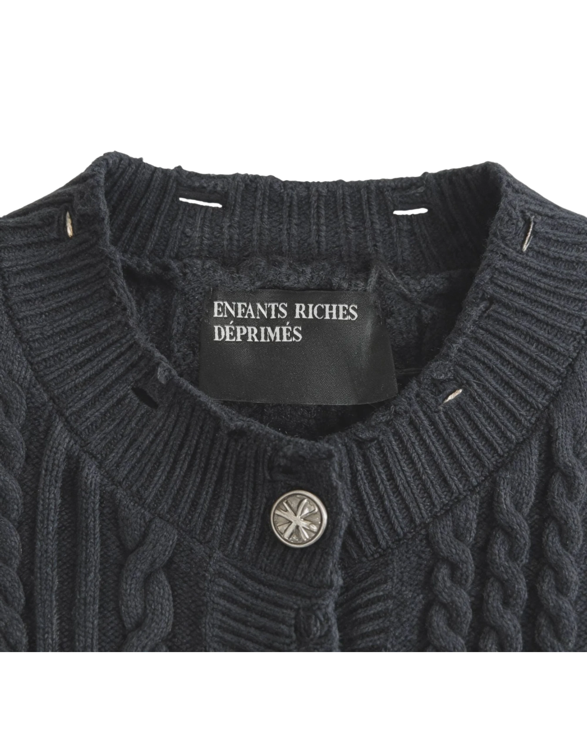 Enfants Riches Deprimes Iron Cross Cardigan