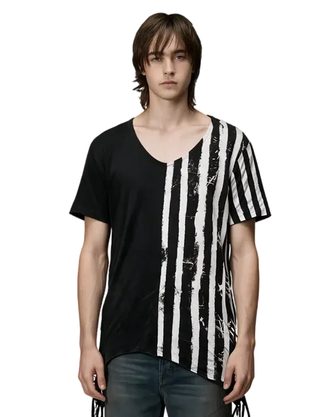 KMRII “Black Flag” Asymmetrical T-shirt
