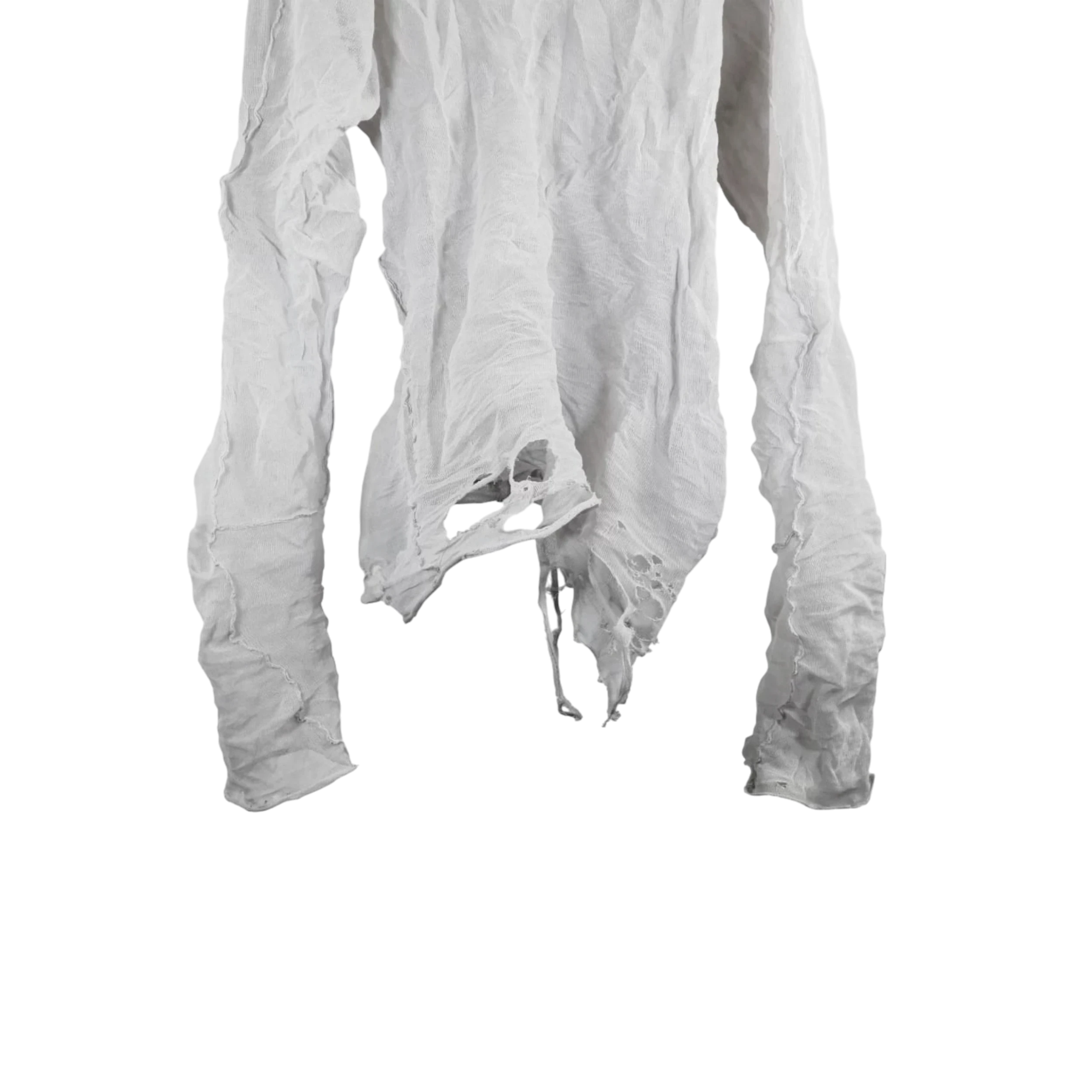 Shine Luxury Studios Hefesto Knitted Thrashed Metal Long Sleeve
