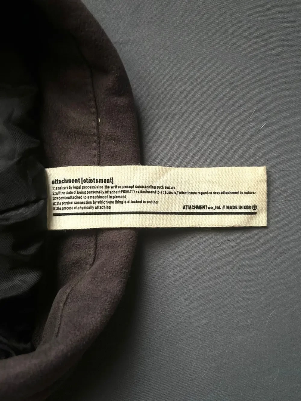 Attachment by Kazuyuki Kumagai Suede Leather Bondage Riders Jacket