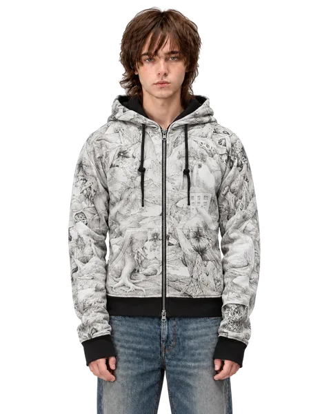 UNDERCOVER 08SS ZIP-HOODIE