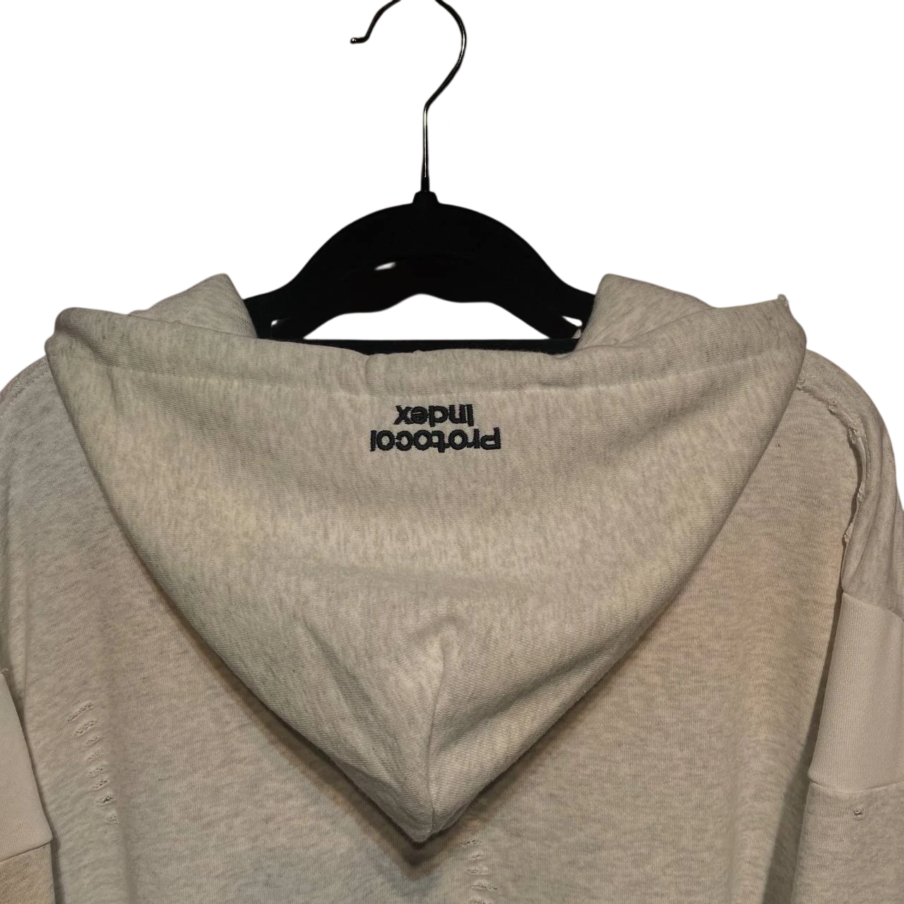 Protocol Index Reconstructed Zip Hoodie